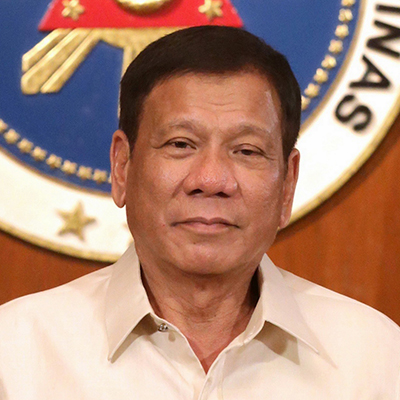 RODRIGO ROA DUTERTE, President of Philippines